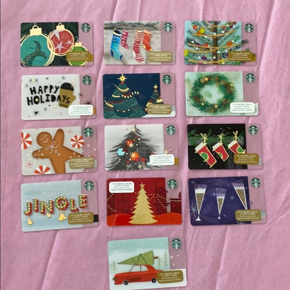 STARBUCKS (13)CHRISTMAS HOLIDAY GIFT CARD PRESENT - Picture 1 of 11